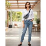 Banana woven Boho blue