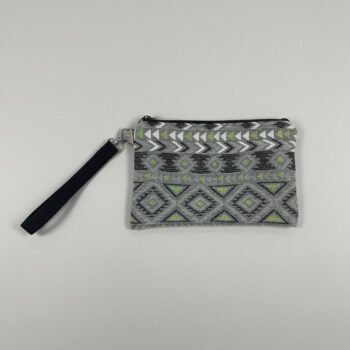 Wristlet woven boho Green
