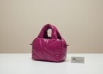 crossbody puff fuchsia