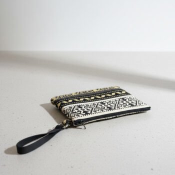 Wristlet woven boho Gold