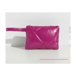 wristlet puff fuchsia