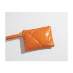 wristlet puff orange